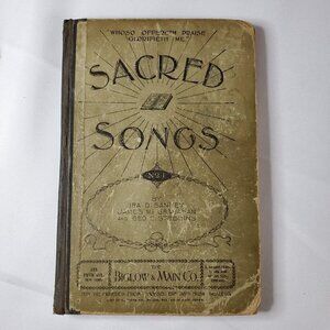 Sacred Songs No. 1 By Ira D. Sankey James McGranahan Geo. C. Stebbins 1896 Hymna